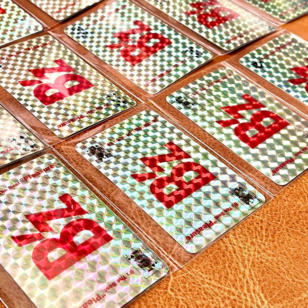 B'z トランプ 14枚セット ホログラム Pleasure 特典品 コンプ