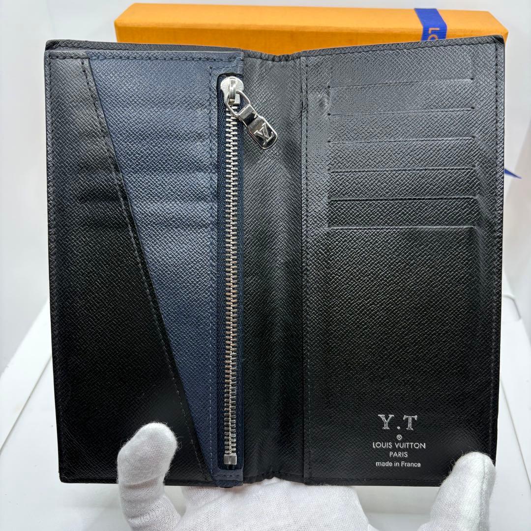 ルイヴィトン✨タイガ ポルトフォイユ アレクサンドルNM 長財布 黒