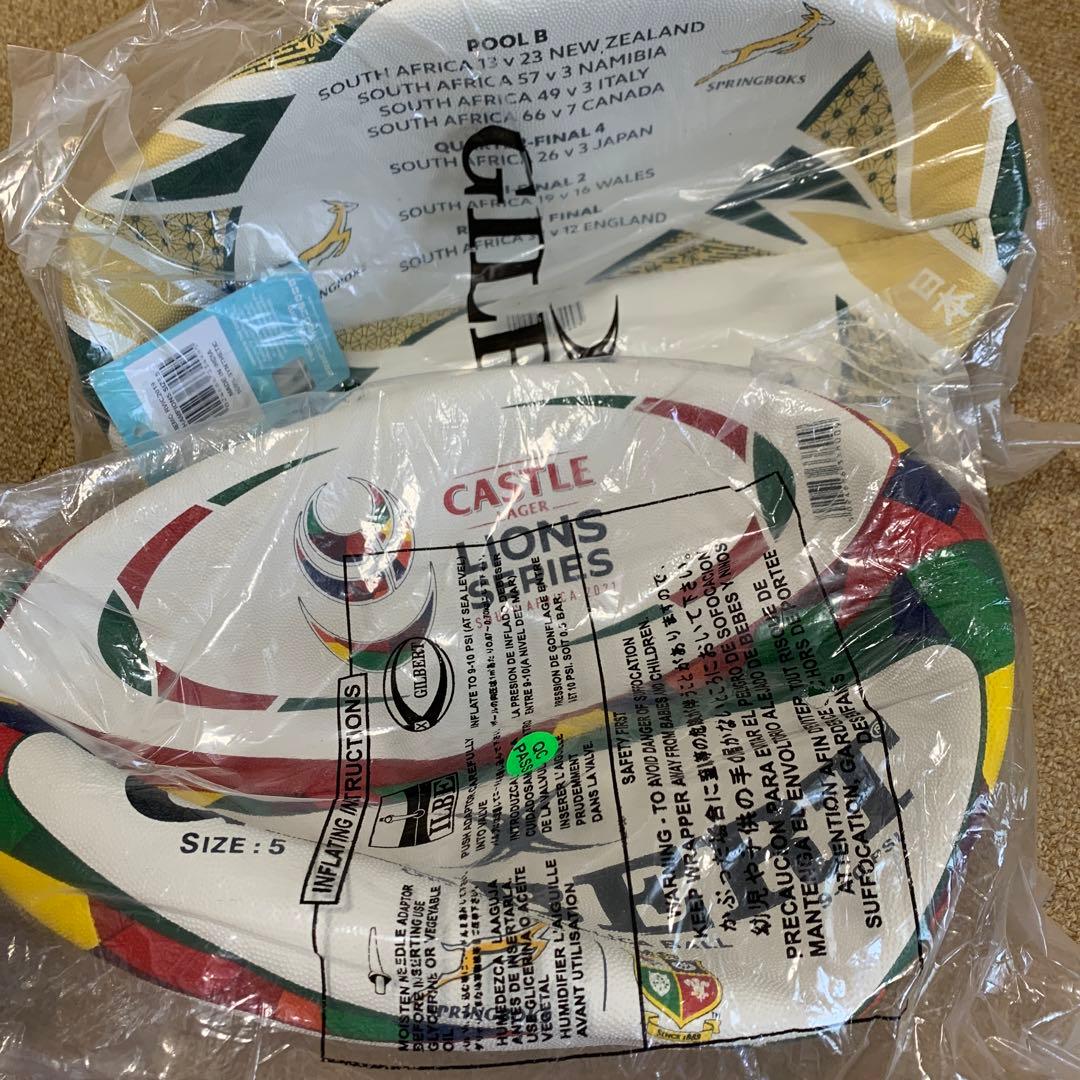 ラグビーボール ライオンズ 南アフリカ W杯