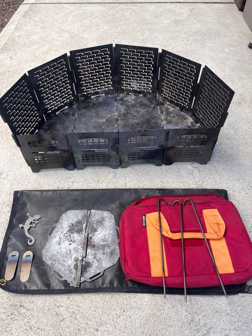 サンゾー工務店 ロダン《半月セット》収納カバン付き