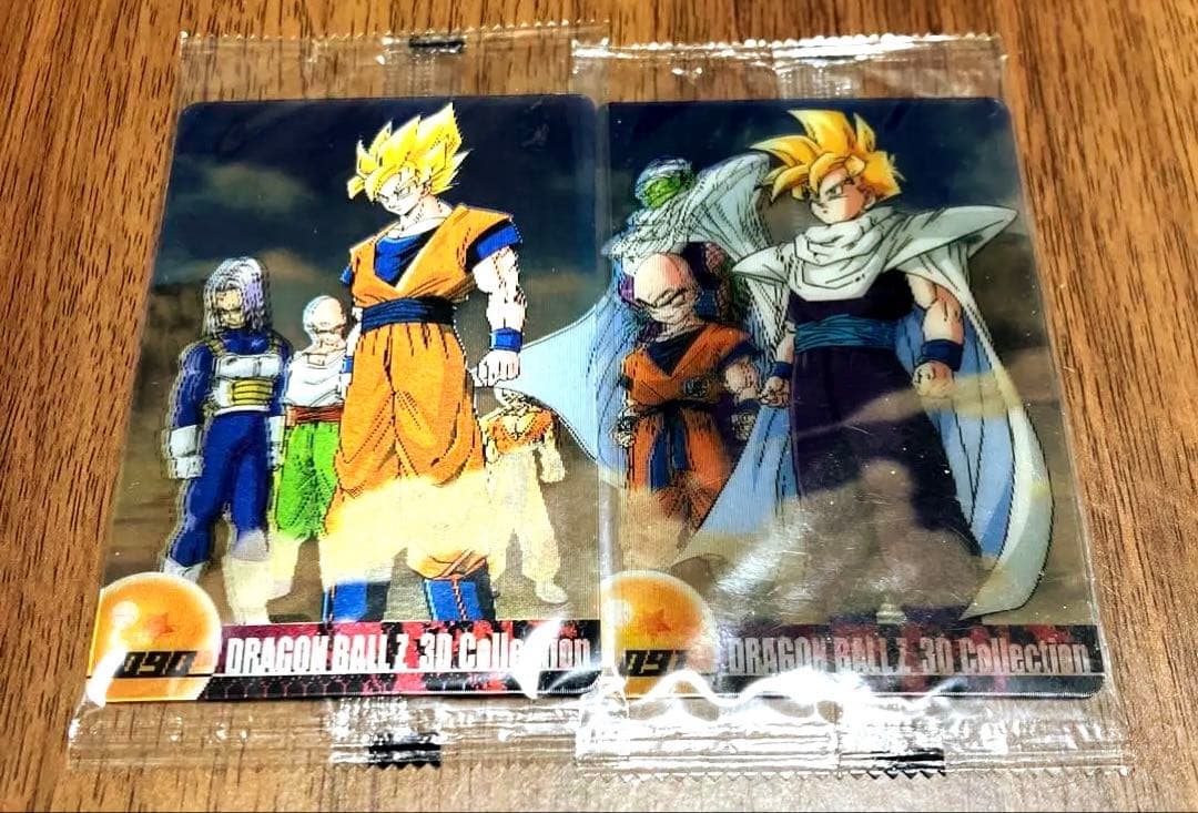 森永 ドラゴンボール ウエハース カード 090 091 3D - メルカリ
