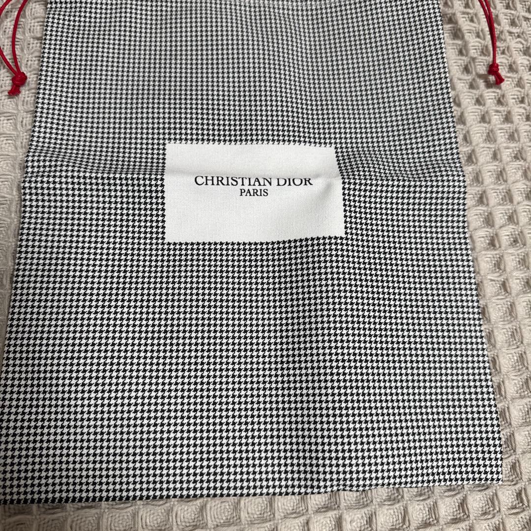 ディオール 千鳥格子柄巾着 - メルカリ