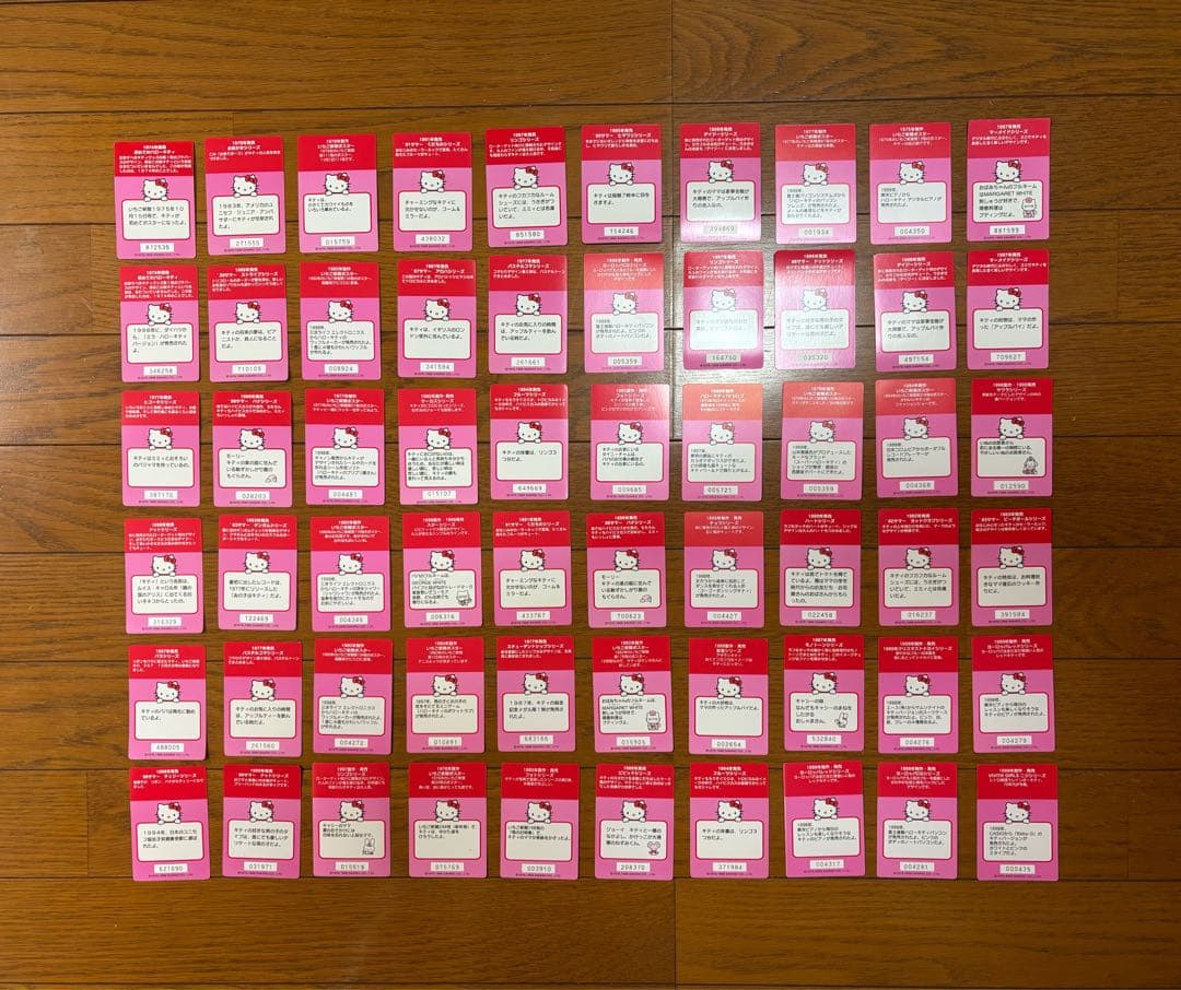 d*7様 サンリオ ハローキティ キャラクターズカード コレクターズ