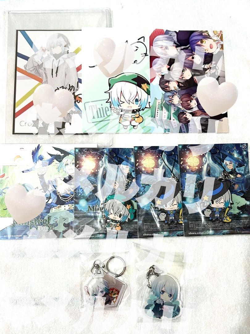 しるばーな SILVANA 缶バッジ アクキー ポストカード 直筆サイン 歌い手