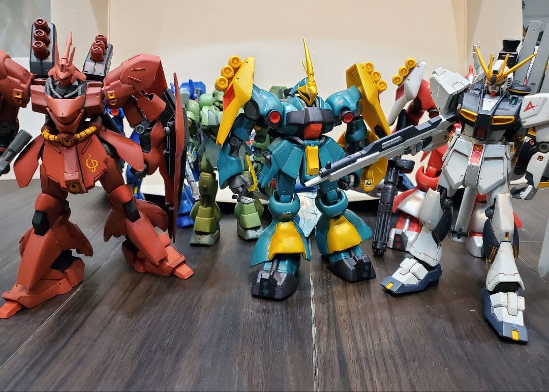 モビルスーツインアクション　ジャンク扱い　逆襲のシャア7体セット　希少品もあり