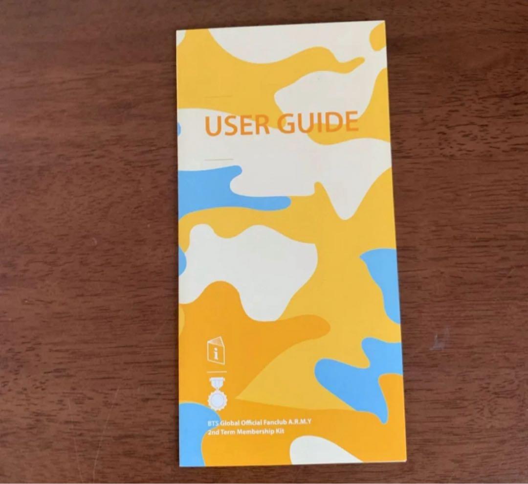 BTS 公式　アーミー2期　メンバーシップ　特典キット