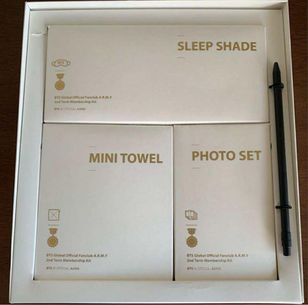 BTS 公式　アーミー2期　メンバーシップ　特典キット