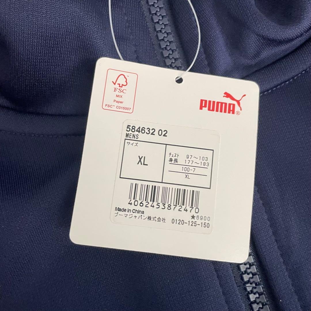 《新品》puma トレーニングウェア セットアップ ネイビー　XL