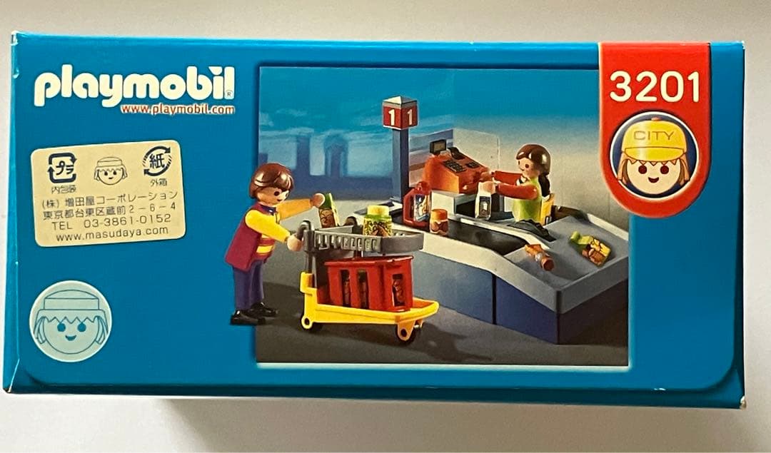 play mobil 3201 スーパー　レジ
