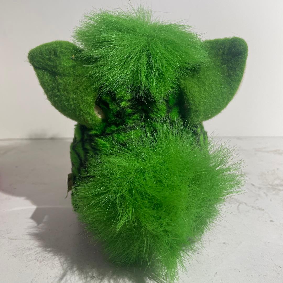 1999年 Furby 初代 ファービー グリーン 黒斑点 おしゃべり天才ペット