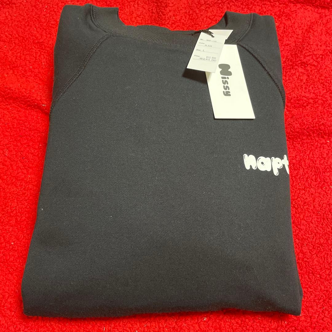 ナップタイム　naptime. Nissy 西島隆弘　スウェット　プルオーバー黒