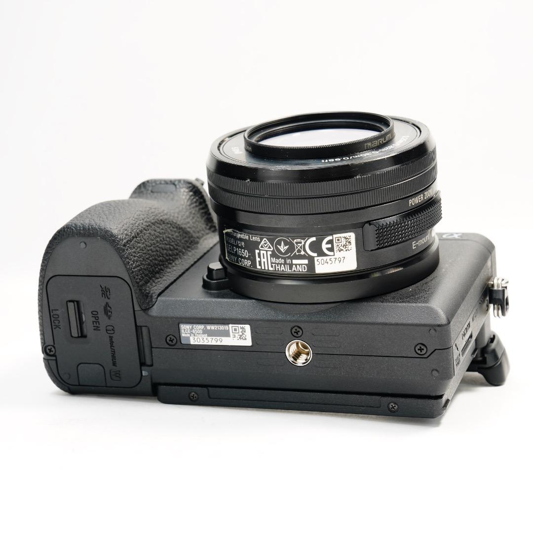 SONY α6500 極上美品 4K動画 レザーケース付 完全装備セット