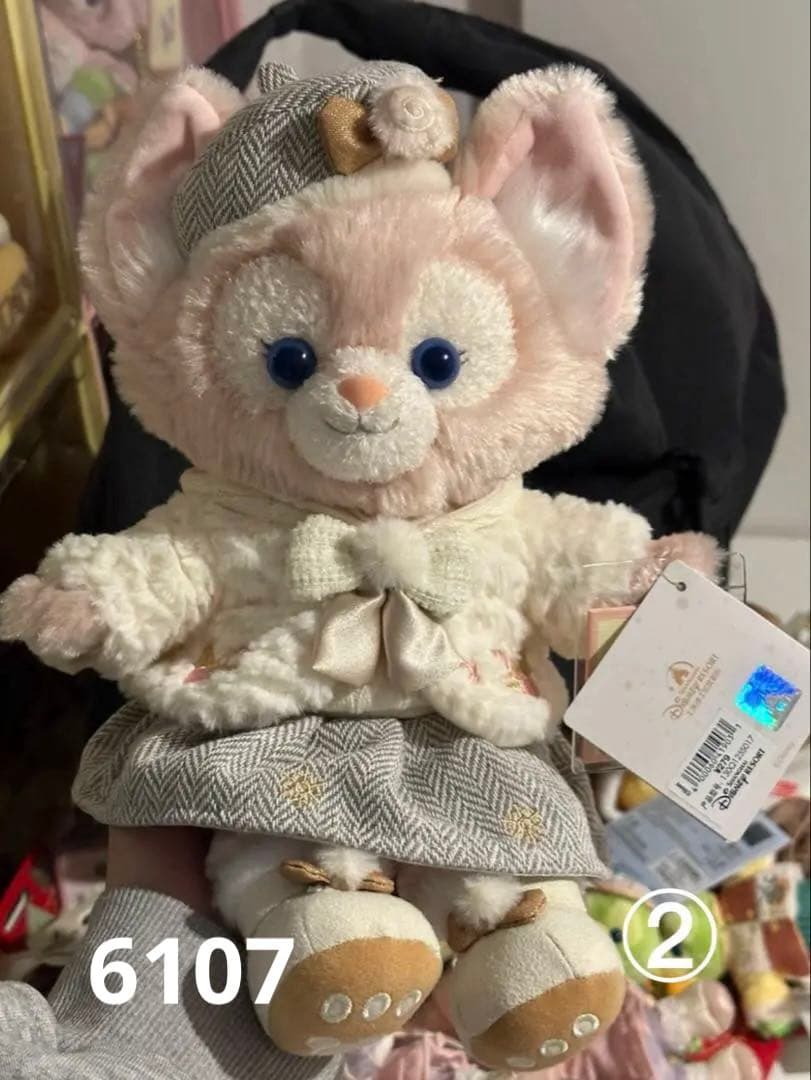 お顔厳選　上海ディズニー　冬　クリスマス　リーナベル　ぬいぐるみss