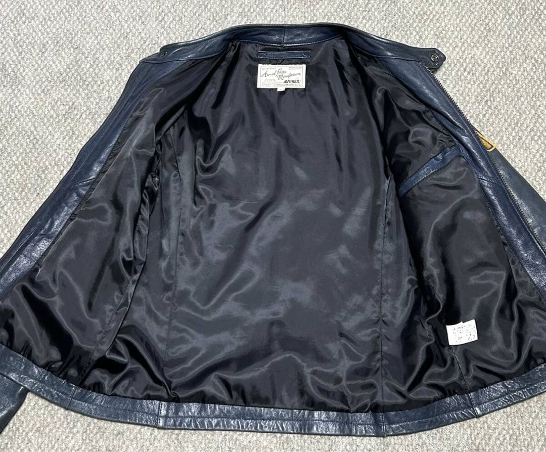 ⑦AVIREX レザージャケット【L】 TOPGUN◇MA-1ハーレーninja - メルカリ