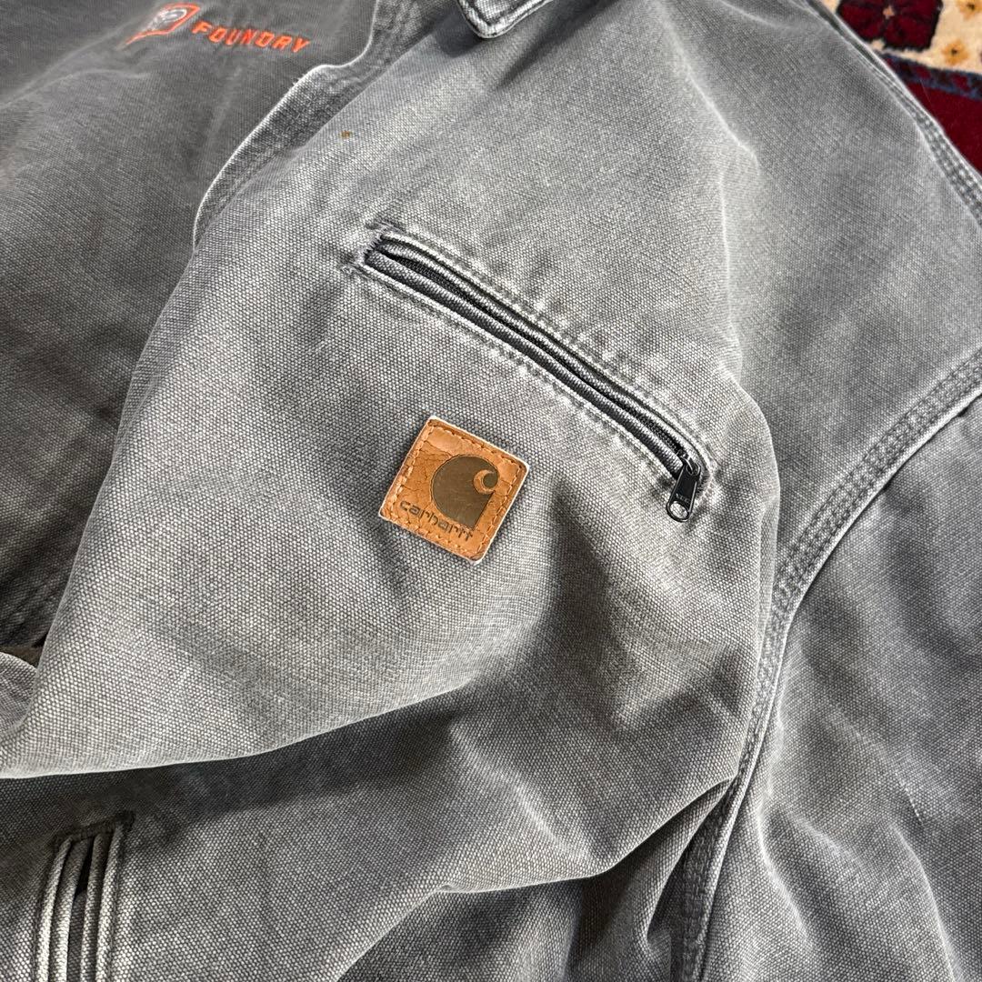 まんじまる様 Carhartt デトロイトジャケット 企業ロゴ 3XL J97 - メルカリ