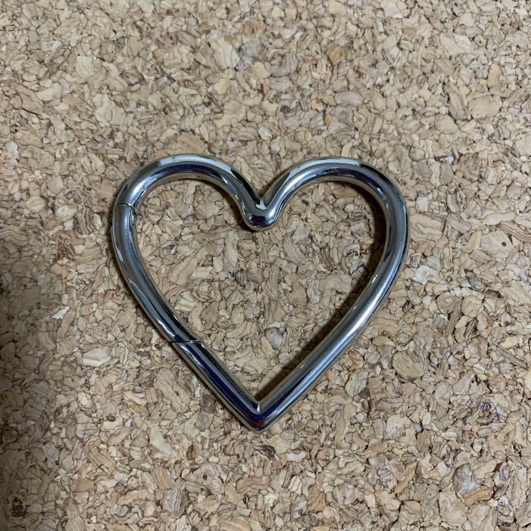 完売 BASICKS ベイシックス ハートカラビナ キーリング ユニセックス