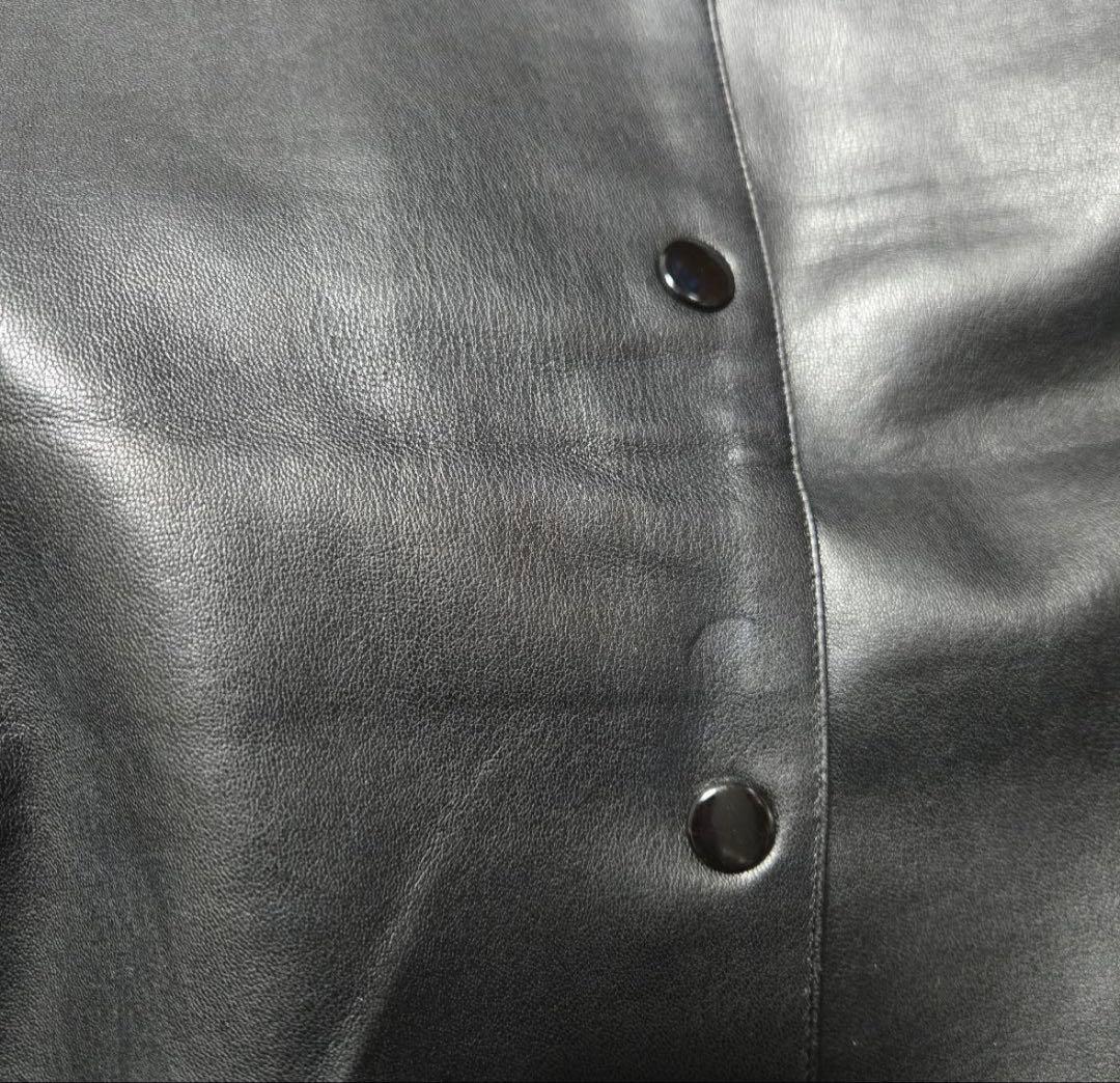 悔しい】STUSSY PU革ジャン レザージャケット 希少 即完売モデル