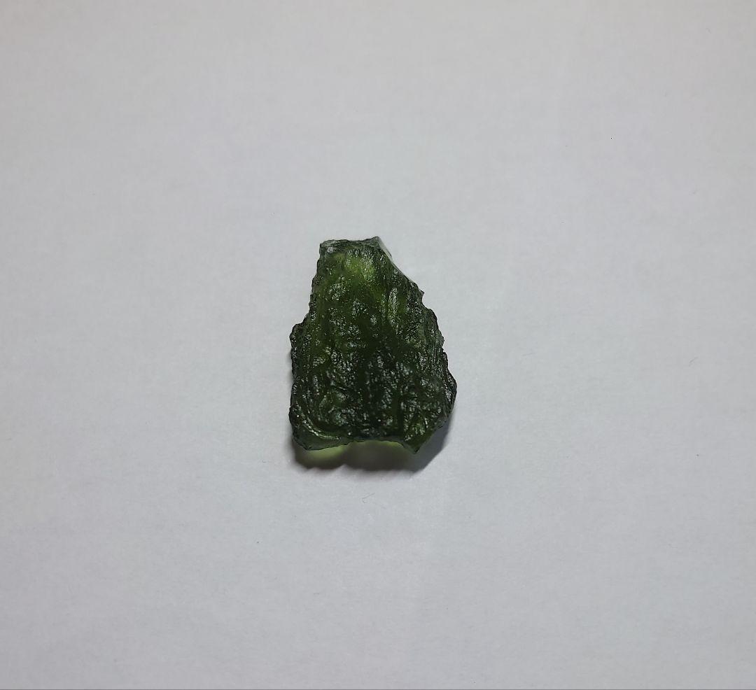 モルダバイト 3.2g 　標本ケース付き　インパクトガラス