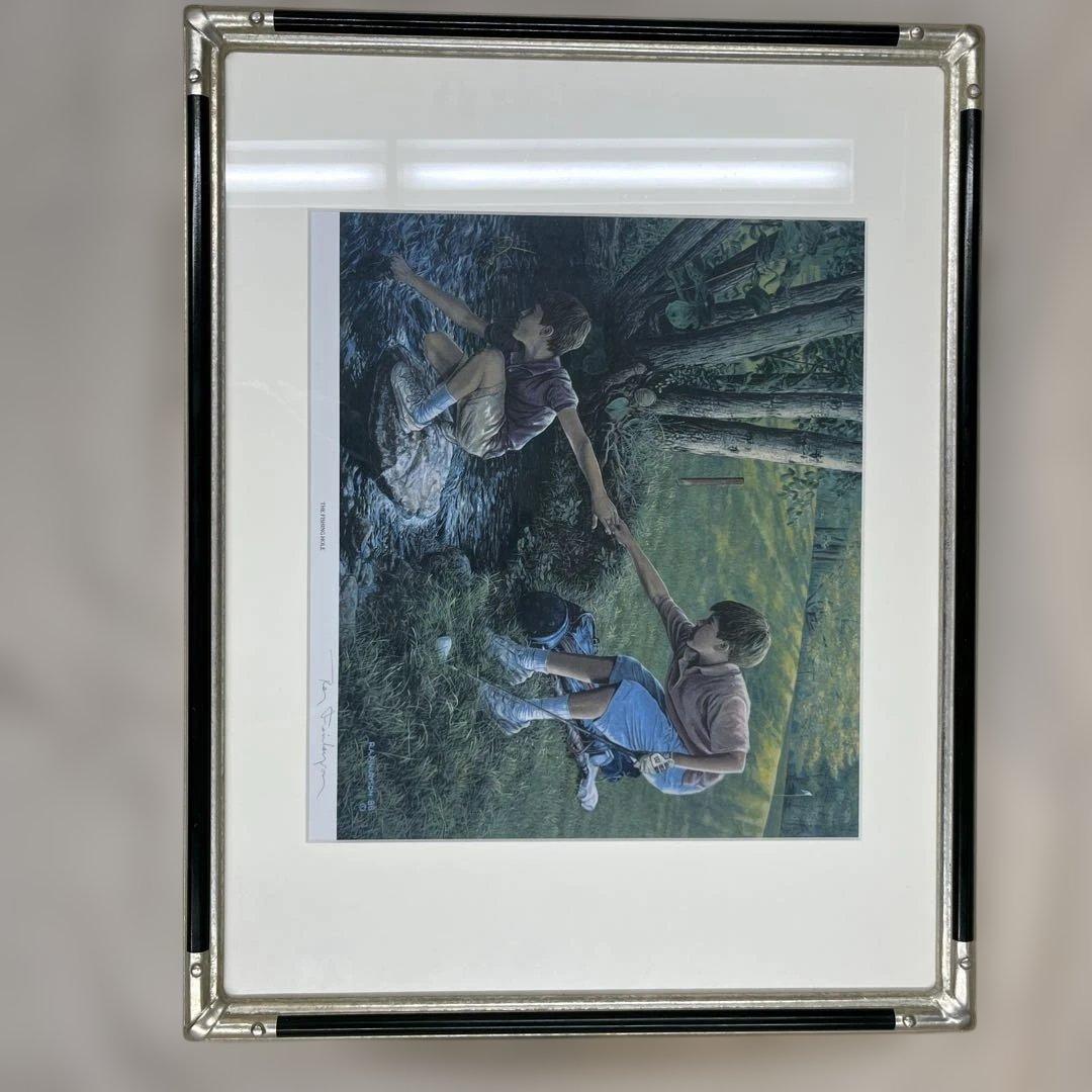 R.A.FINLAYSON 額装絵画 横70cm×縦55cm