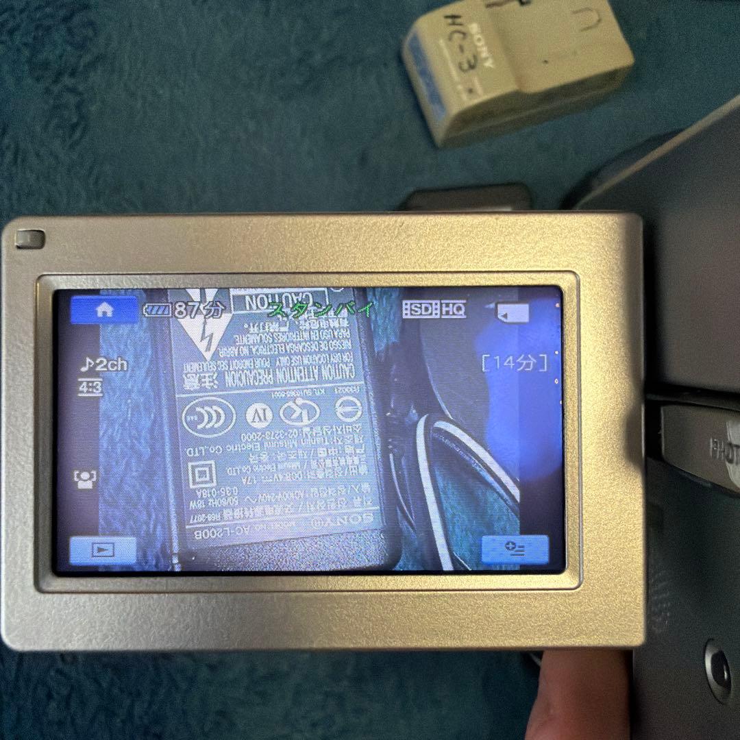 SONY HD HANDYCAM HDR-TG1 動作確認済 平成レトロ チタン - メルカリ