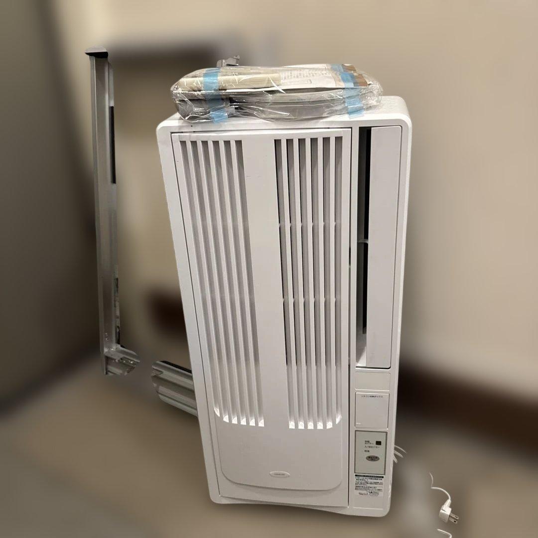使用少ない美品♪ 2021年購入　リモコン有り　窓用エアコン　コイズミ　 冷房 KOIZUMI（コイズミ） 窓用ルームエアコン 6畳 ウィンドウエアコン KAW