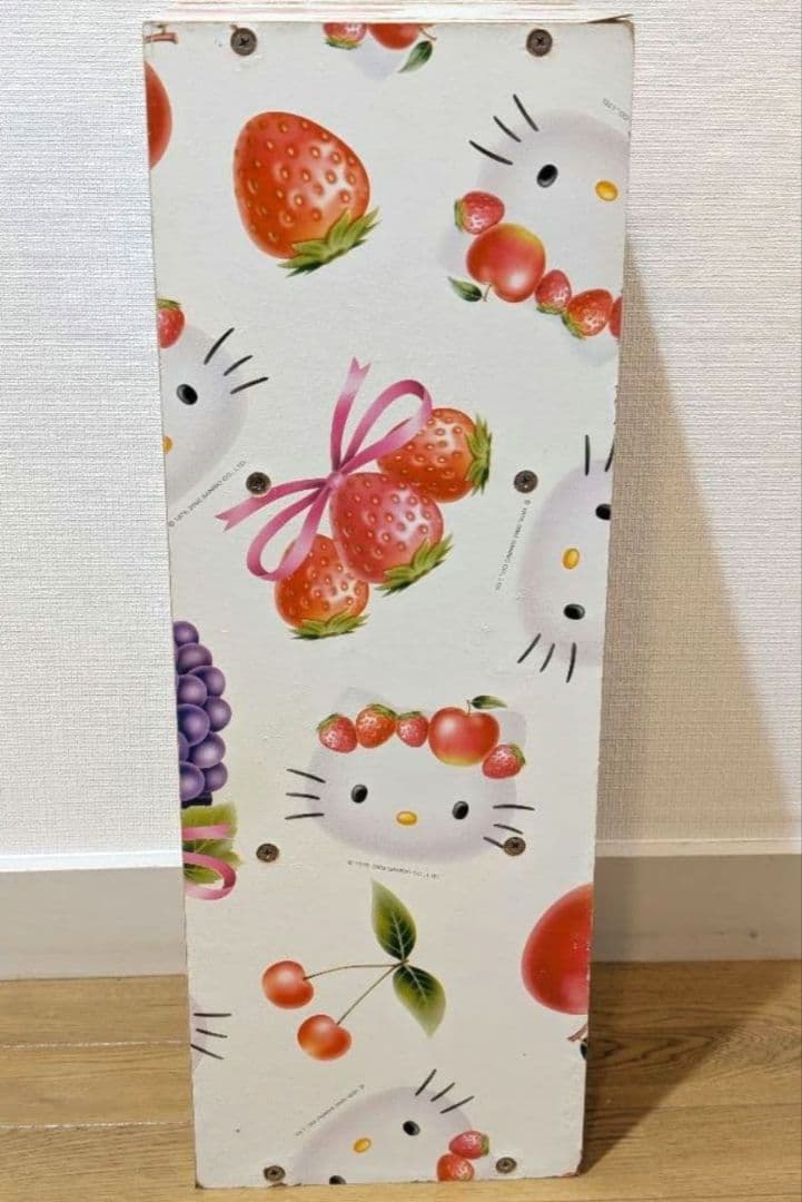 激レア！ハローキティ　3段ボックス　フルーツ柄　サンリオ　2002年