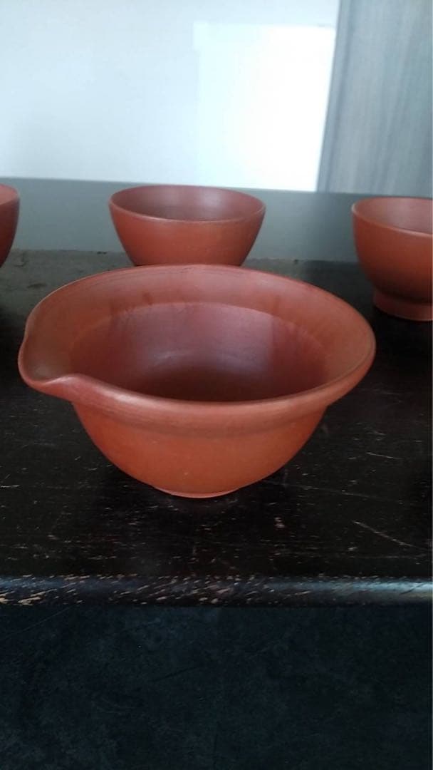 古備前 備前 煎茶器 煎茶碗 湯冷し 急須 中国美術 茶道具 古美術