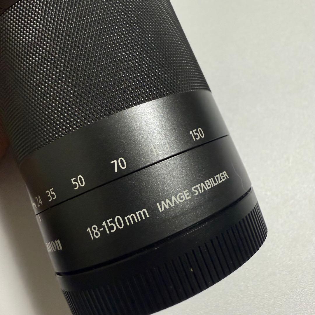 EF-M18-150mm F3.5-6.3 IS STM レンズカバー付き美品