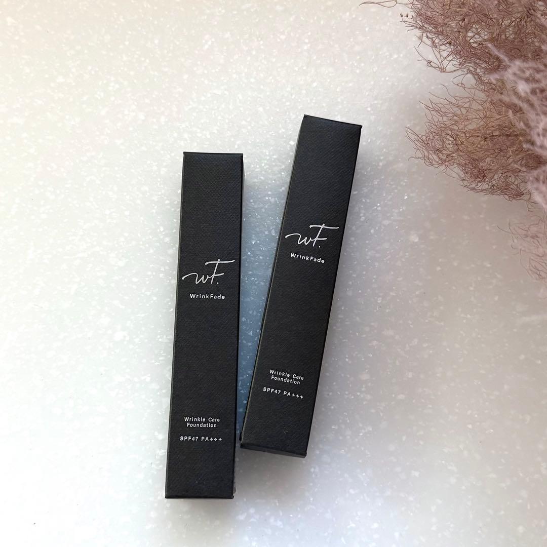 Wrink Fade 薬用リンクルカバーファンデーション(シワ改善) 2個セット WrinkFade（リンクフェード） ファンデーション 薬用リンクルカバー