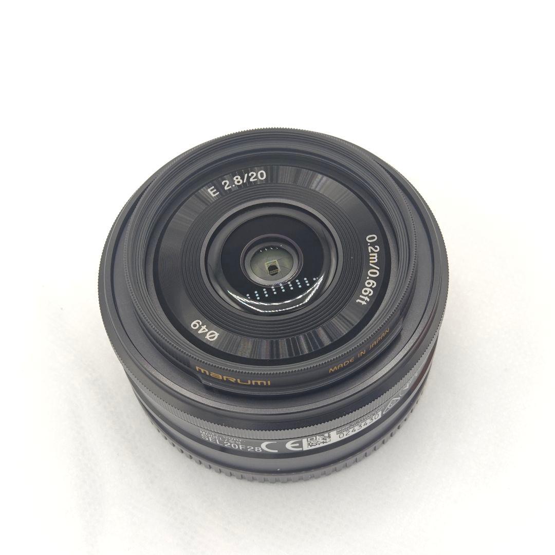 【新品同様】SONY SEL20F28 EXUSレンズフィルター 49mm付 マルミ、帯電防止加工のレンズ保護/PLフィルター「EXUS」 - 価格.com