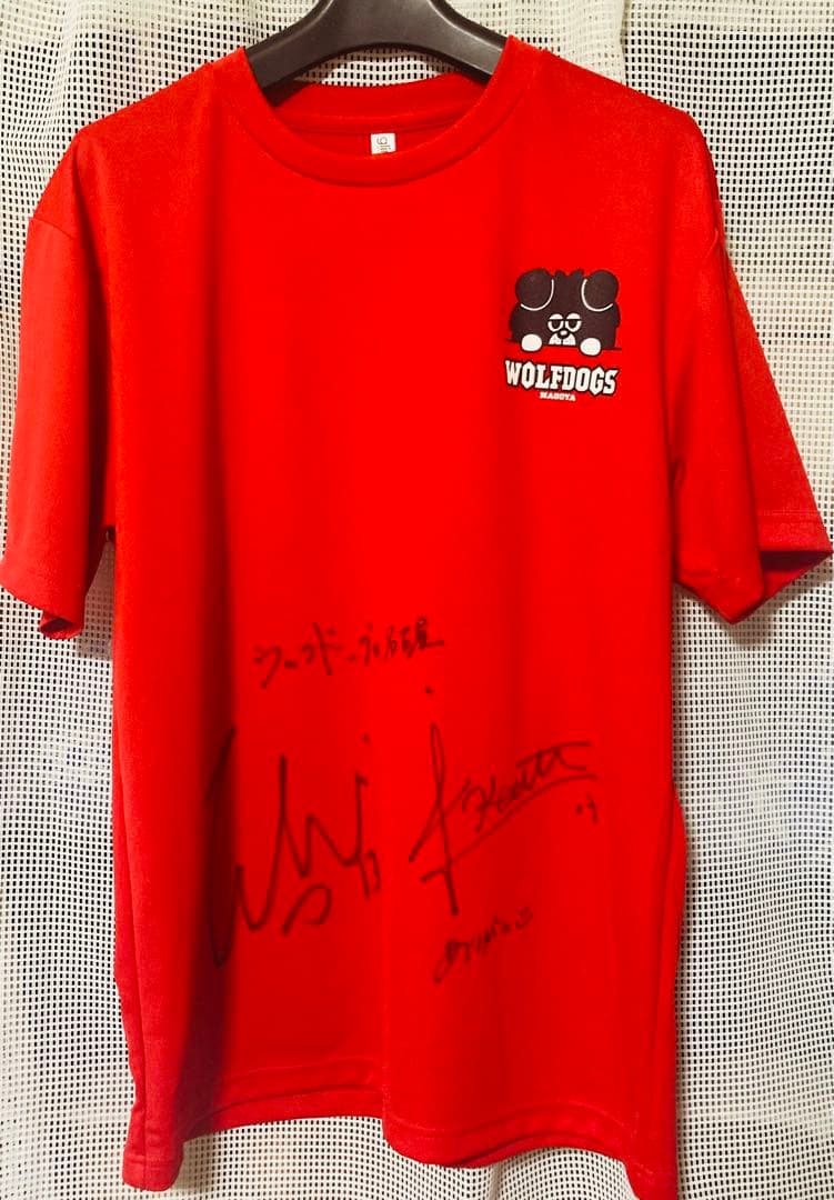 サイン入り】ウルフドッグス名古屋応援Tシャツ - メルカリ