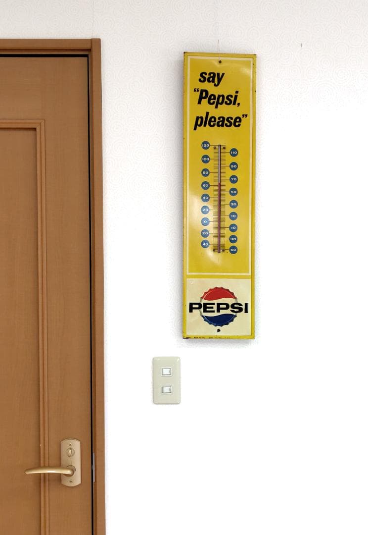 ペプシ温度計 1963 ヴィンテージ say“Pepsi, please”(L)