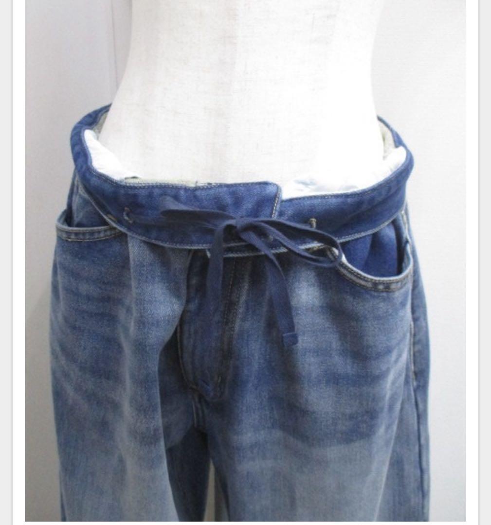 Anna Kerry 裏起毛モロッコデニムパンツ サイズ40アンナケリー - メルカリ