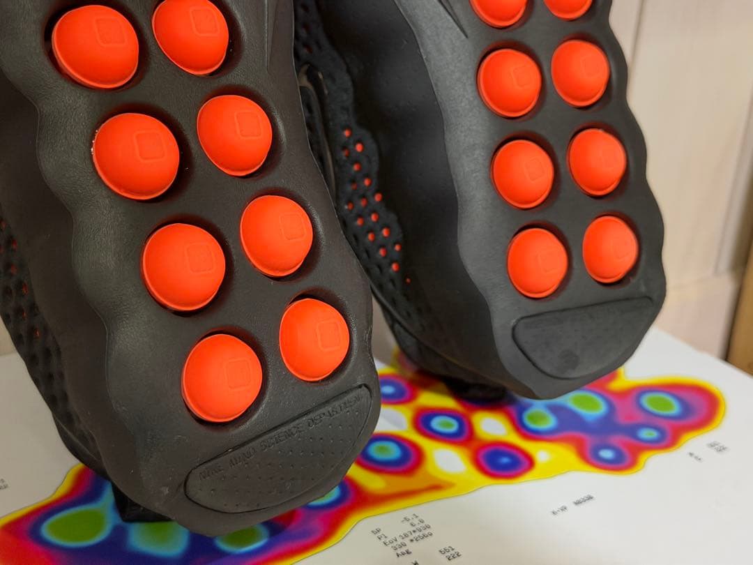 新美品 NIKE MIND 002 24.5cm ブラック ナイキ マインド