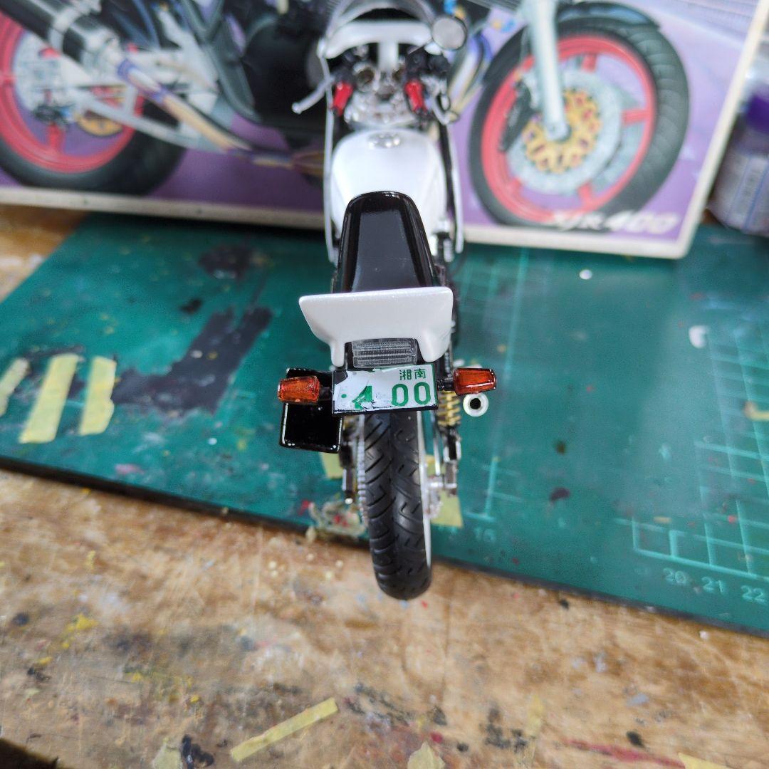 XJR400 プラモデル 族車仕様 デュアルカウル付き - メルカリ