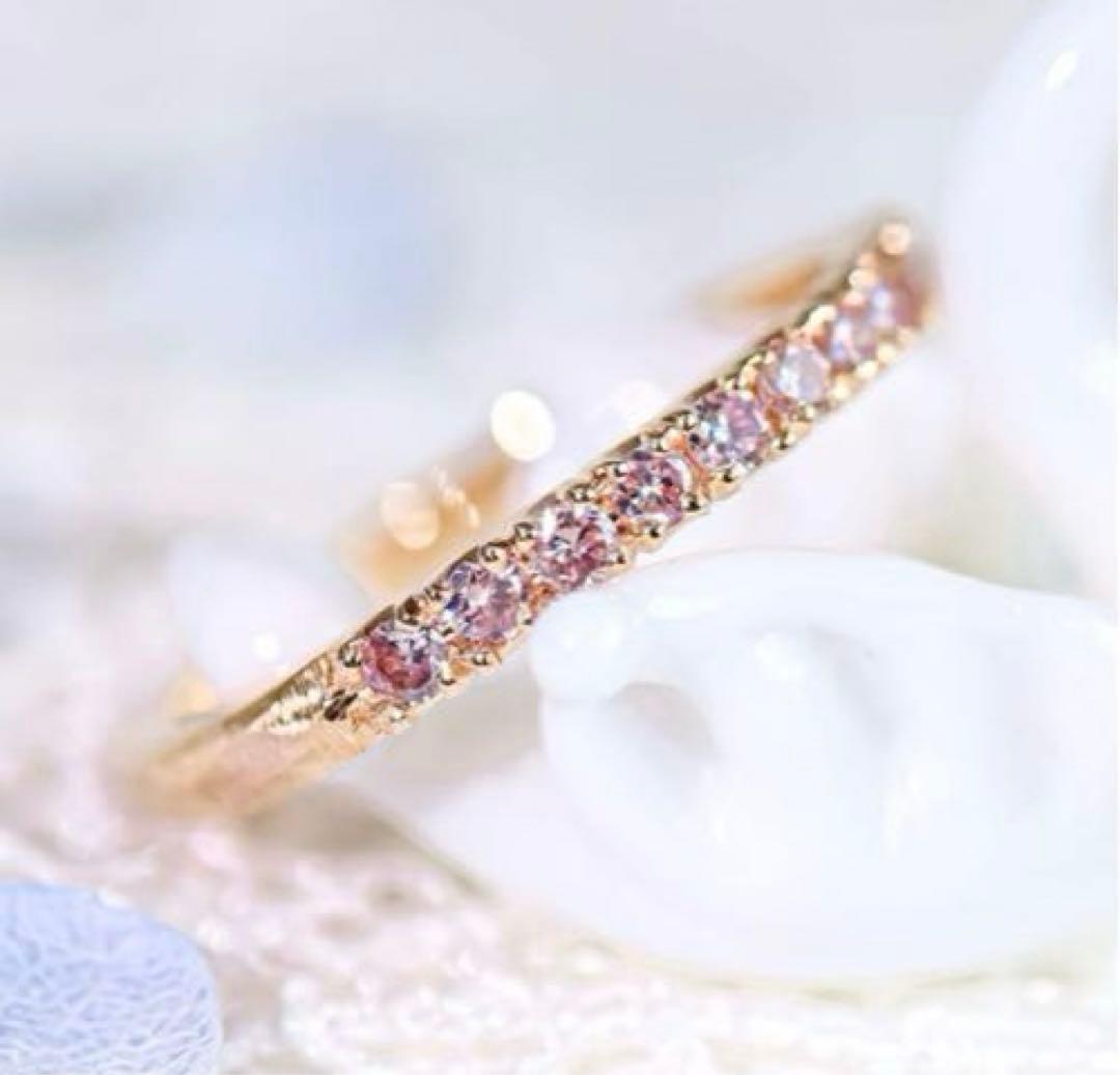 さよ様ご専用】あきら宝石 天然ピンクダイヤモンド11石計0.216ct