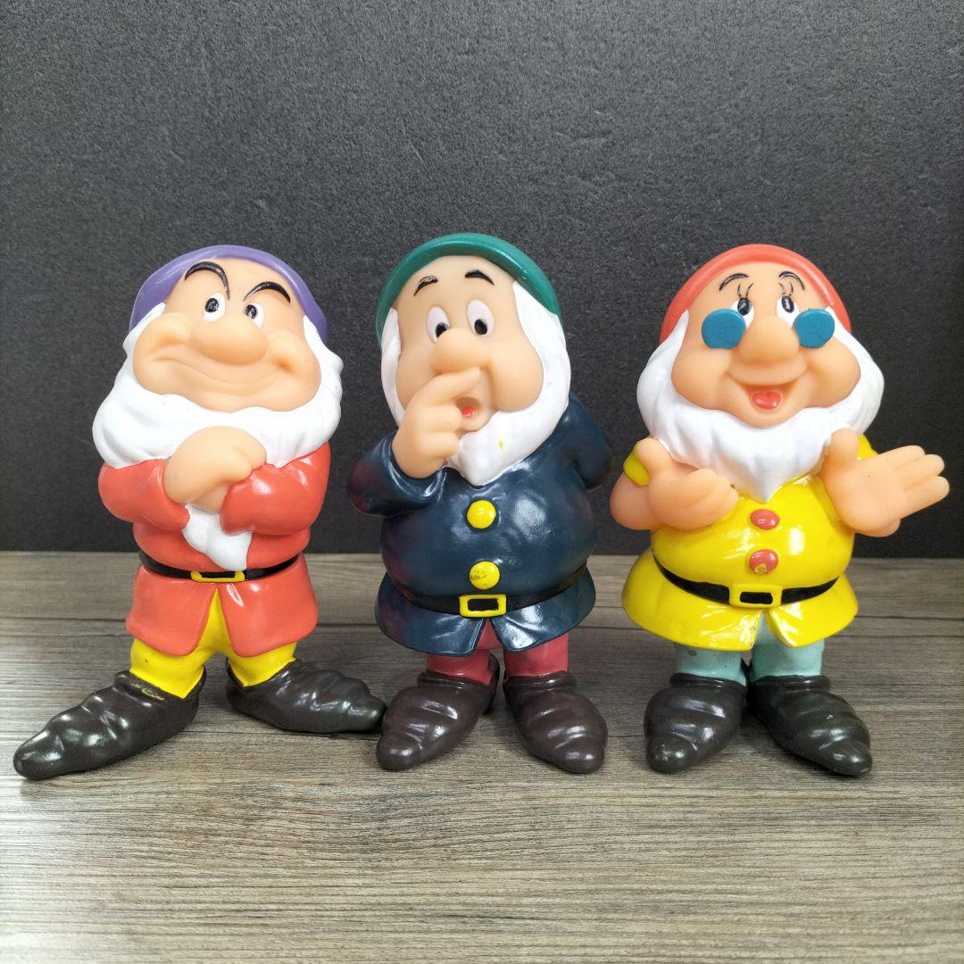 白雪姫と七人の小人 ソフビフィギュア スノーホワイト ドワーフ ソフビ