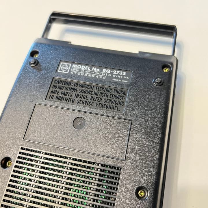 ナショナル RQ-2735 カセットレコーダー可動品 - メルカリ