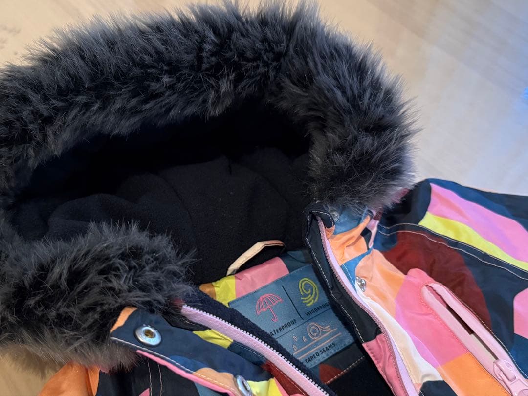 子供用スキーウェア カラフル幾何学模様 - メルカリ