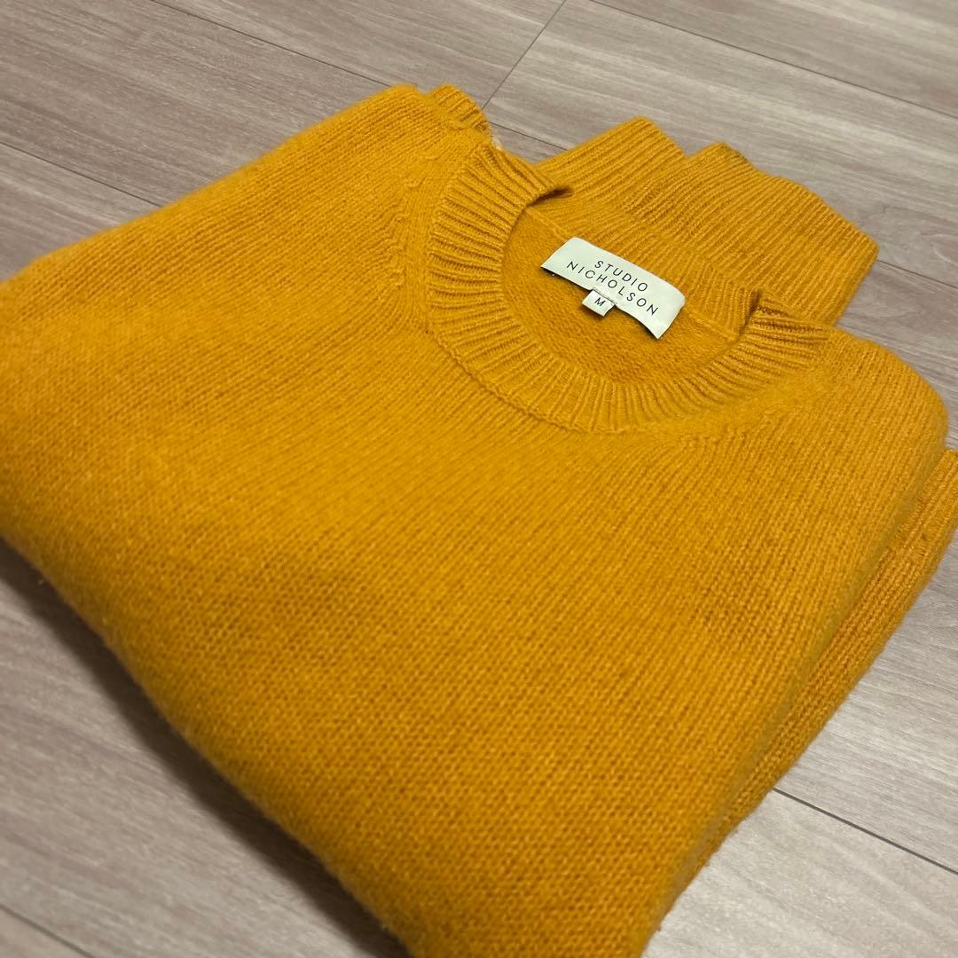 STUDIO NICHOLSON ウールカシミヤクルーネックセーター - メルカリ