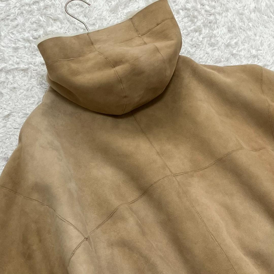 美品✨Ballsey ボールジィ リアルムートン ポンチョ 羊革 ボア