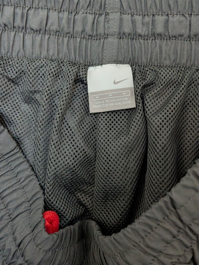 00s Nike ナイロン セットアップ ブラック ドローコード y2k 短丈