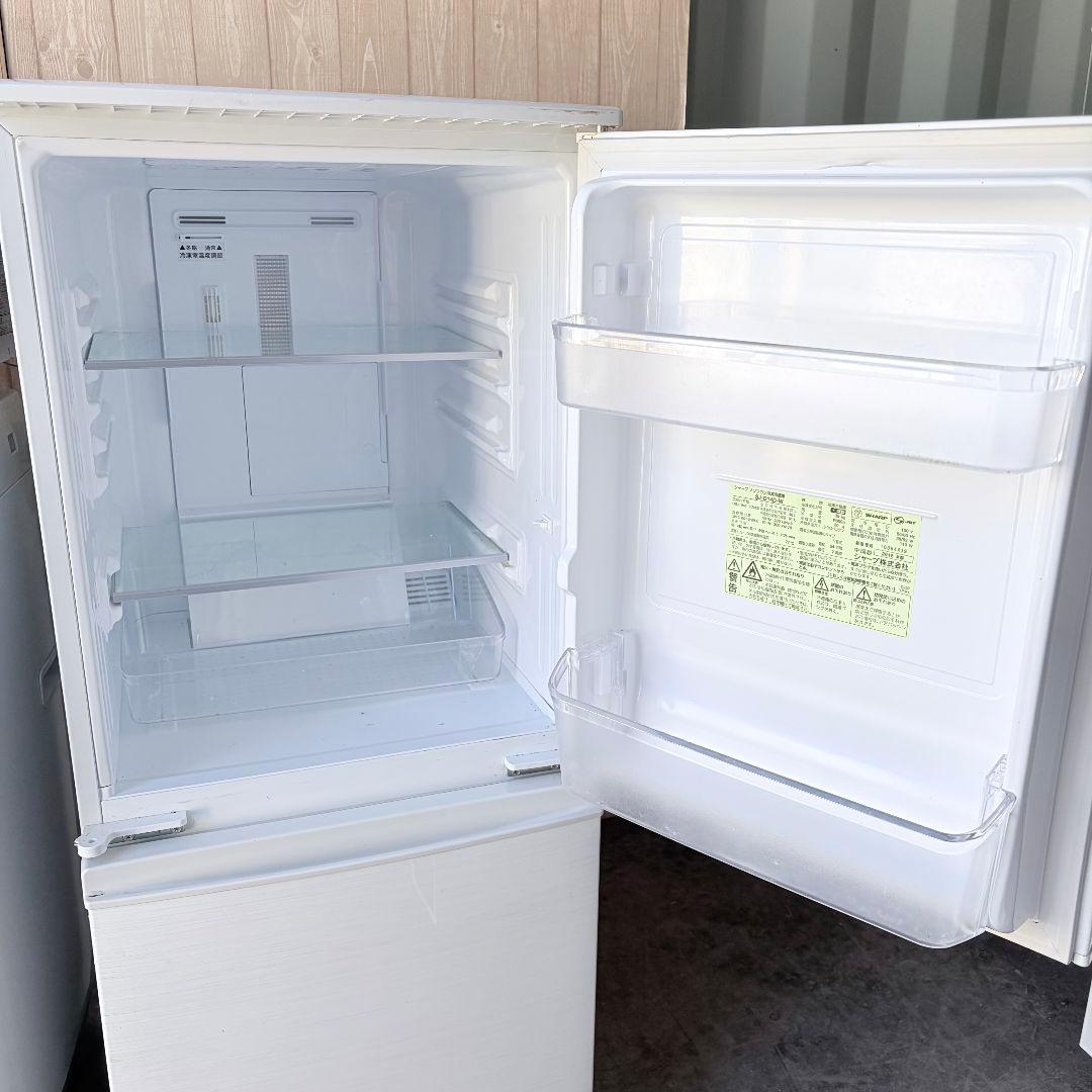 配送設置無料！ホワイト系純正SHARP冷蔵庫・洗濯機・レンジ3点セット