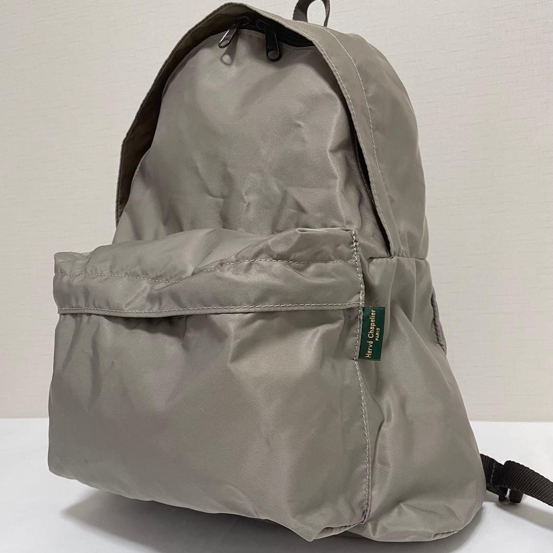 エルベシャプリエ 879NM フレンチデイパック ベージュ モカショルダー