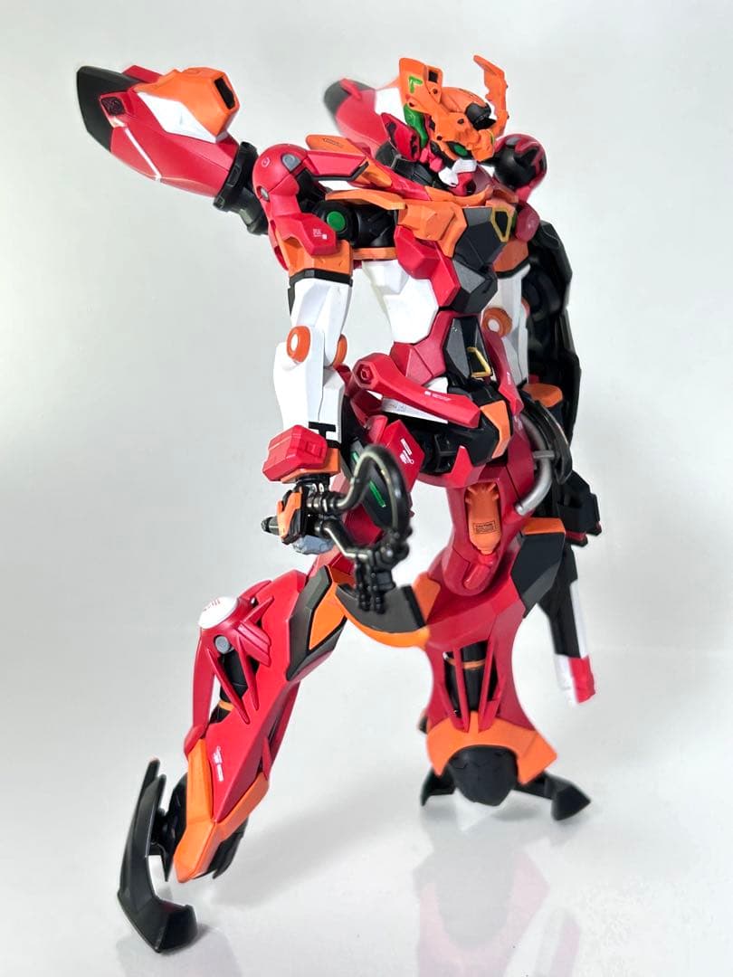 HG GQuuuuuuX ジークアクス 塗装完成品 エヴァンゲリオン弍号機カラー
