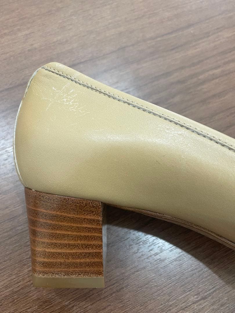 石原タイコ様専用☆HERMES パンプス/36.5/BEG エルメス - メルカリ