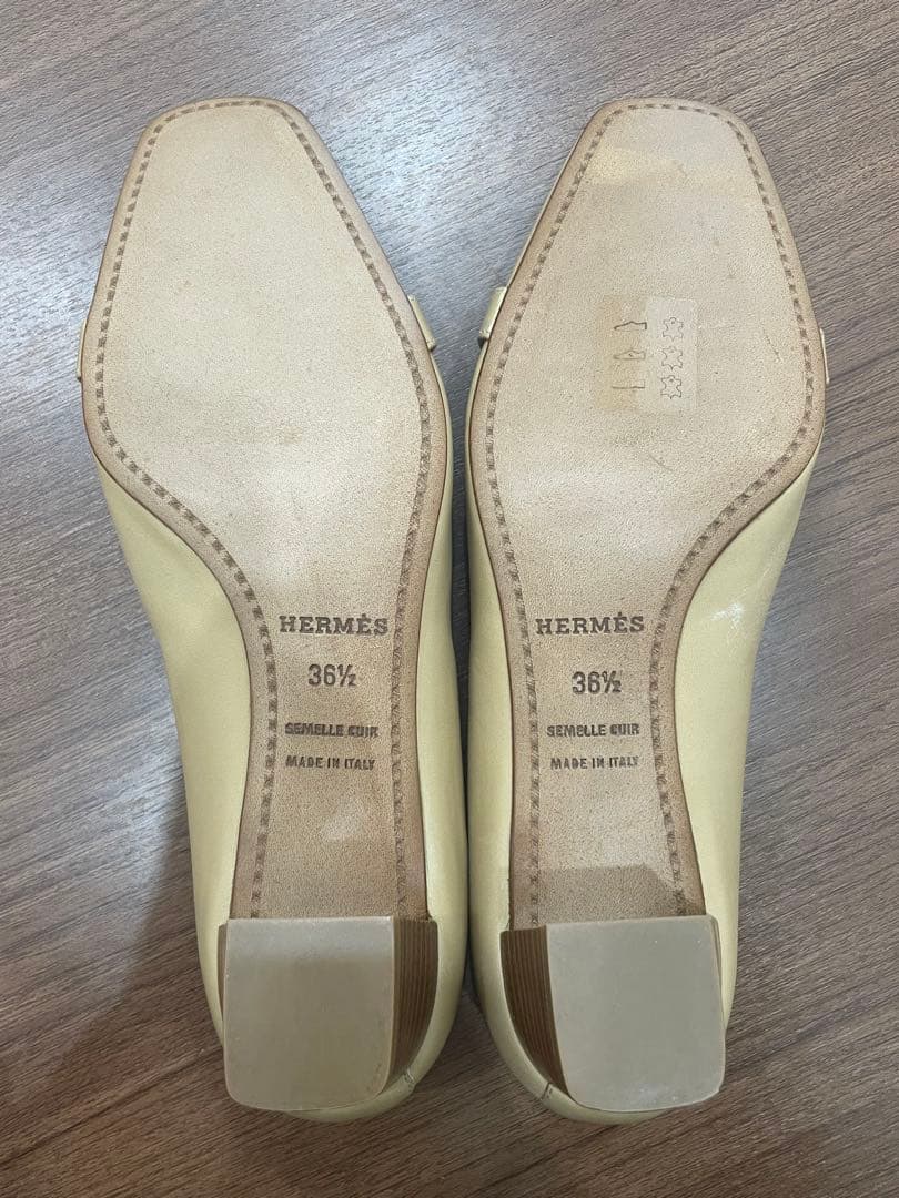 石原タイコ様専用☆HERMES パンプス/36.5/BEG エルメス - メルカリ