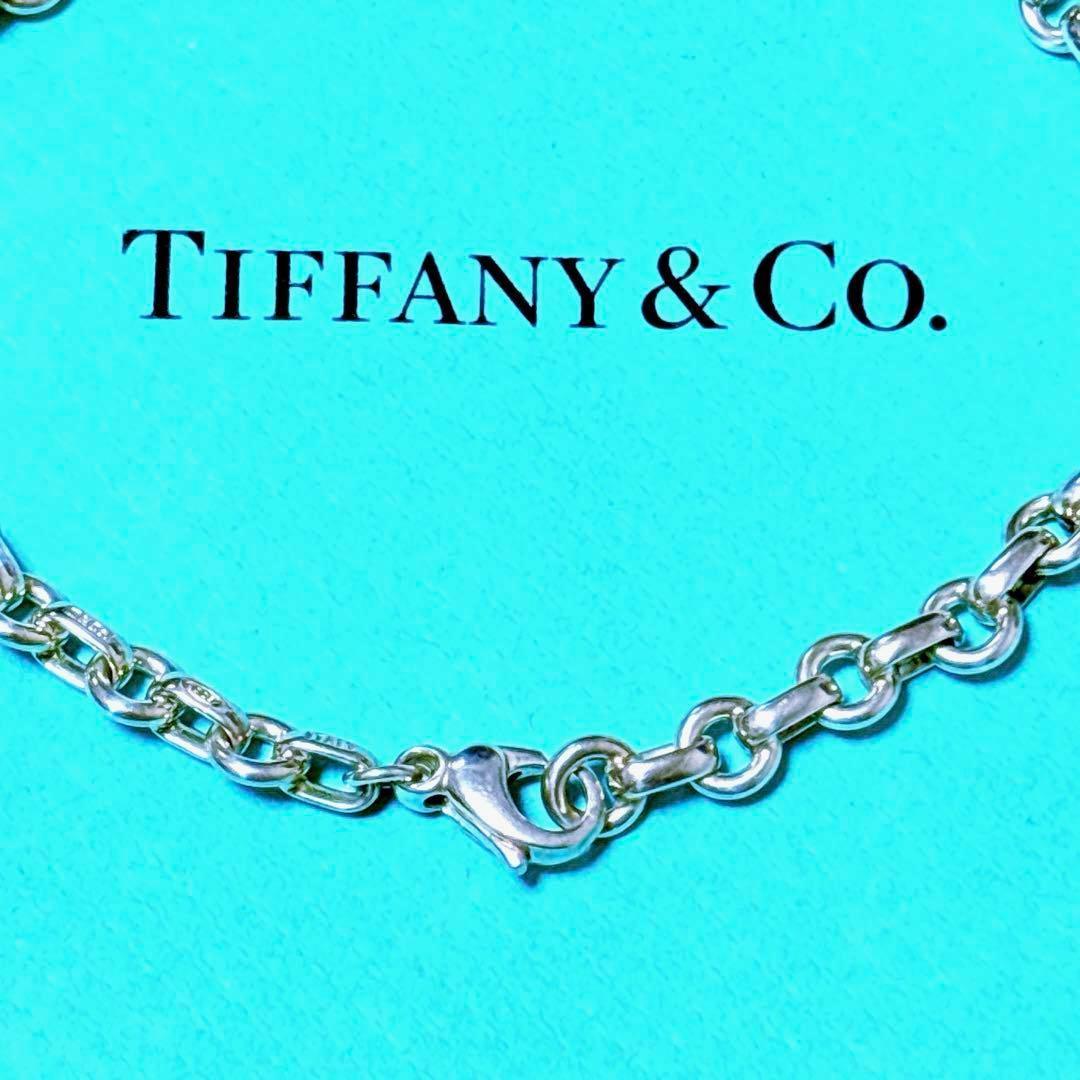 【美品】22.5cm ティファニー ドーナツチェーン ブレスレット SV925