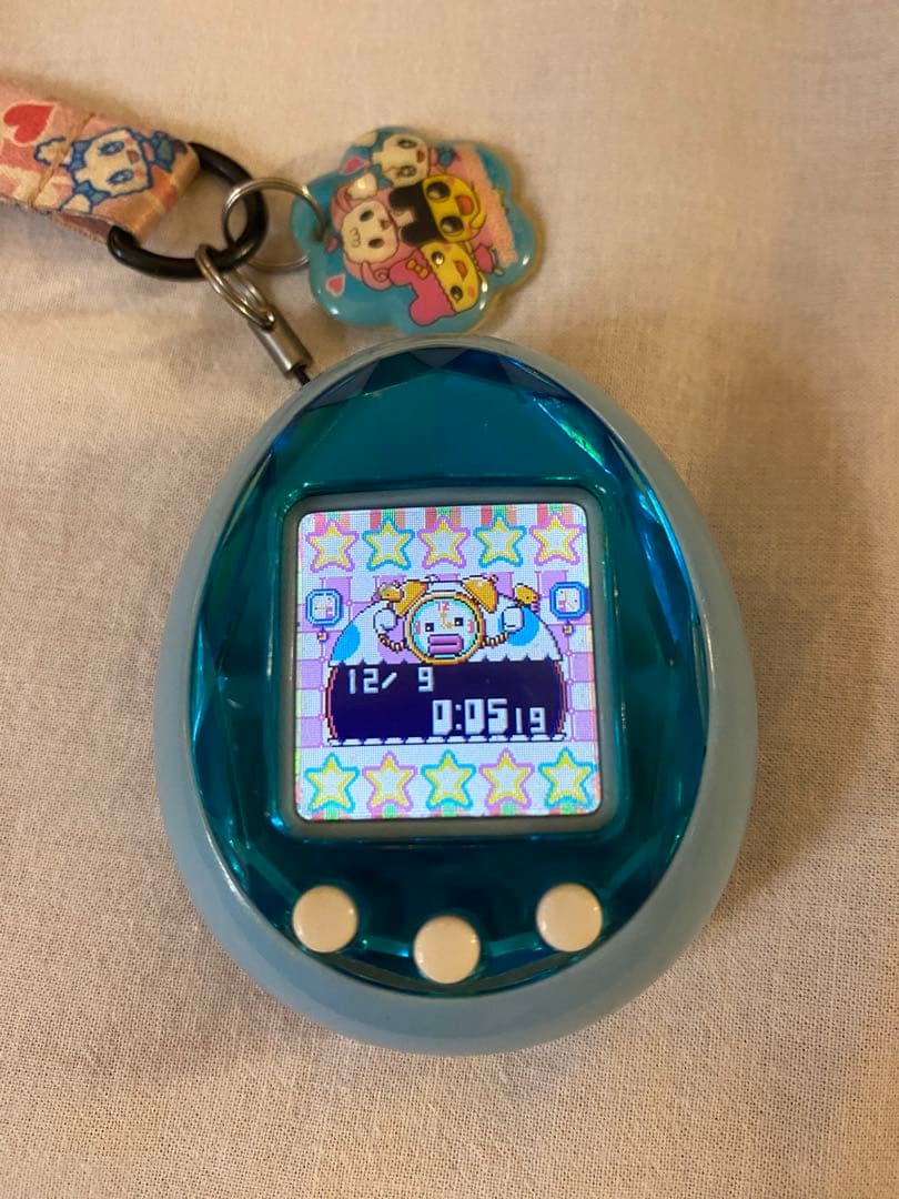 たまごっち Tamagotchi iD ブルー 本体　ストラップ 新品電池 付属