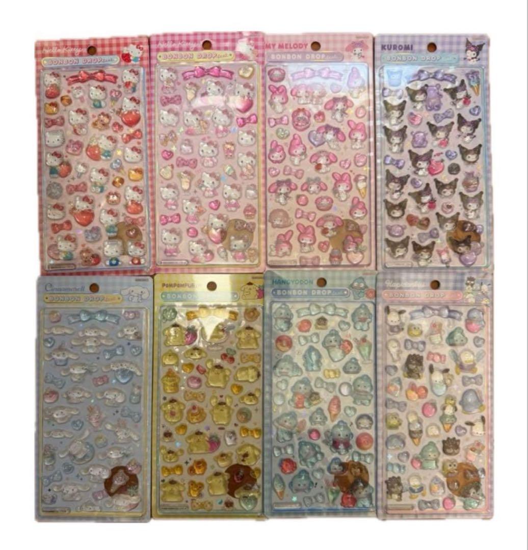 激レア　正規品約84枚まとめ売り　うるちゅる　ボンボンドロップシール　サンリオ